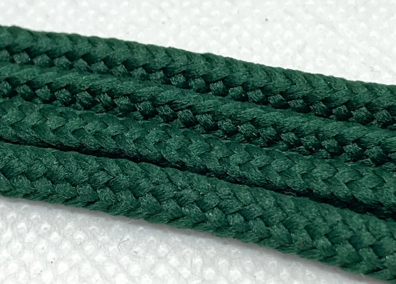 Round Solid Shoelaces - Kelly Green