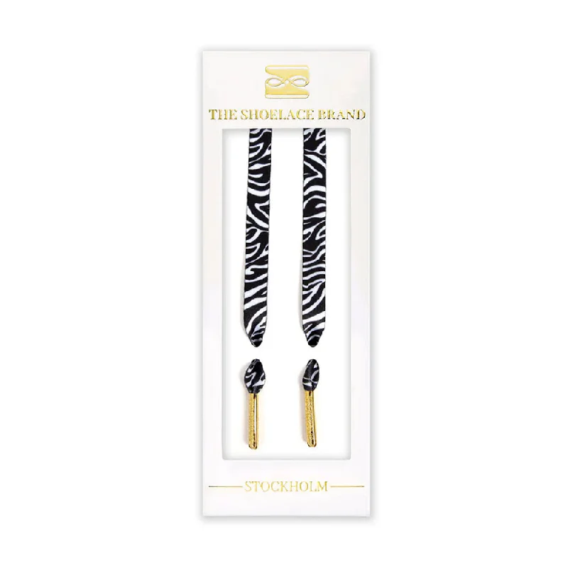 The Shoelace Brand - Classic Zebra Shoelaces (100cm)