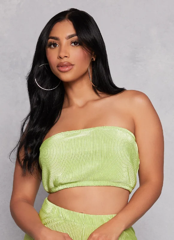 Plisse Tube Top