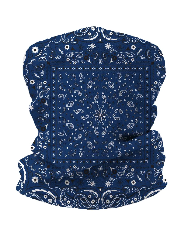 Blue Lake Paisley Bandana