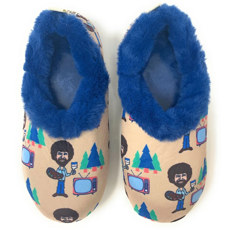 Bob Ross TV Slippers