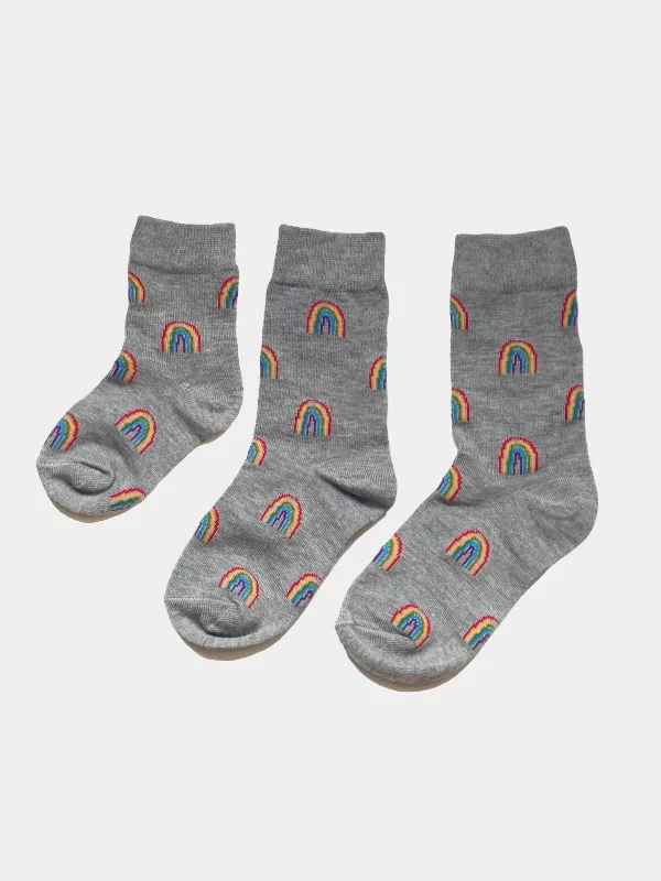 Kids & Me Organic Cotton Rainbow Socks