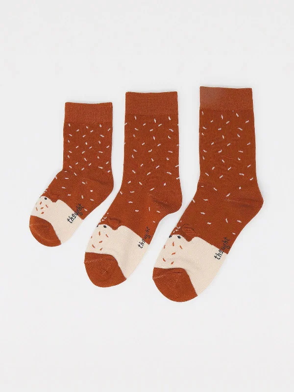 Orpha Kids Animal 4 Socks Gift Box - Multi