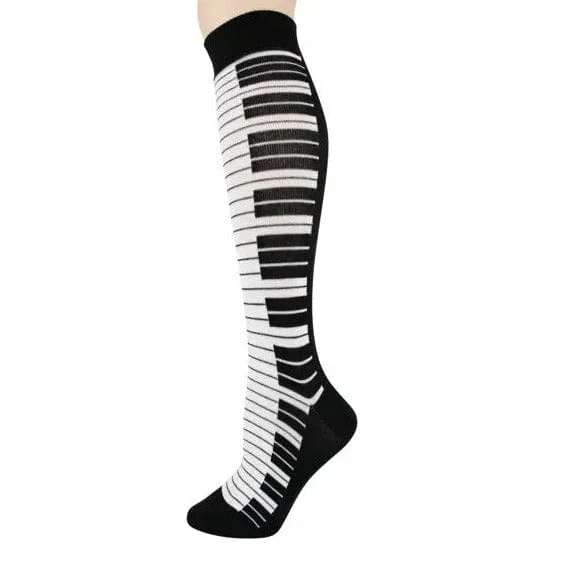 Piano Women's Knee High Socks