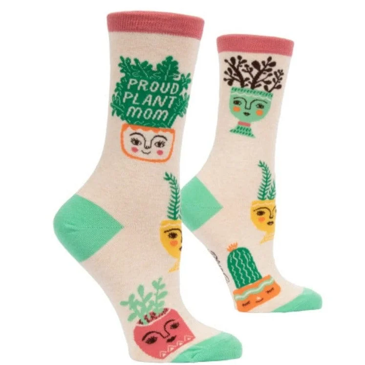 Proud Plant Mom Crew Socks