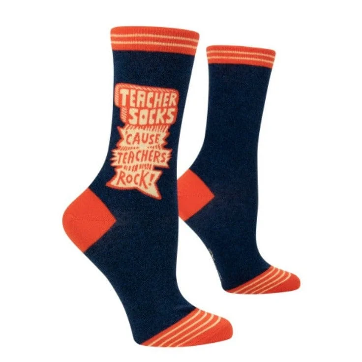 Teachers Rock Women's Crew Socks