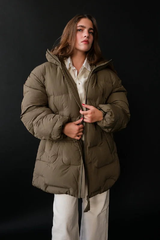 SOFT PUFFER MIDI JACKET