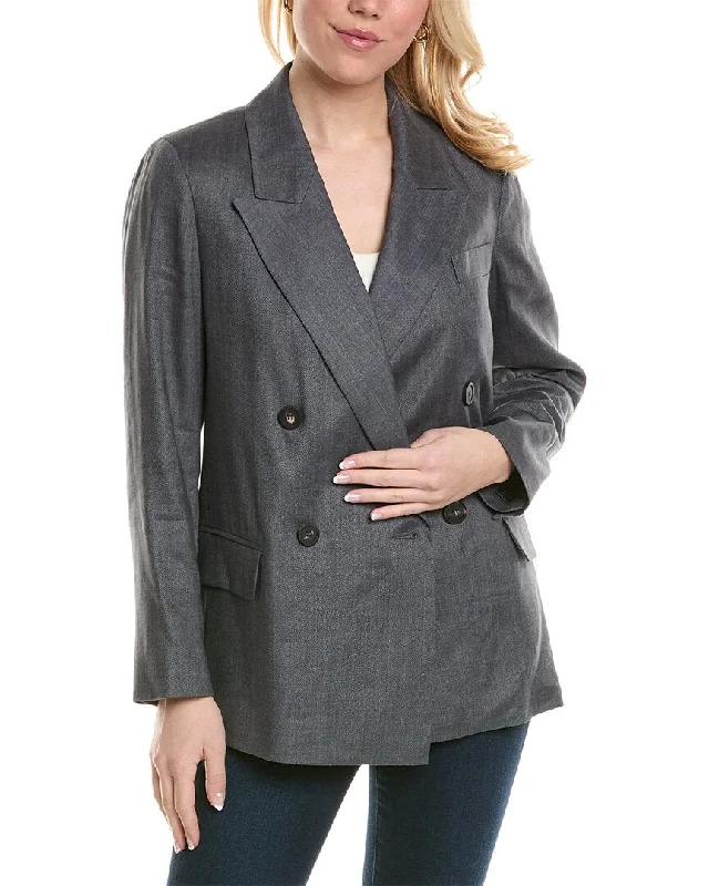 Peserico Linen & Wool-Blend Jacket